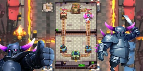 clash royale pekka bridge spam.